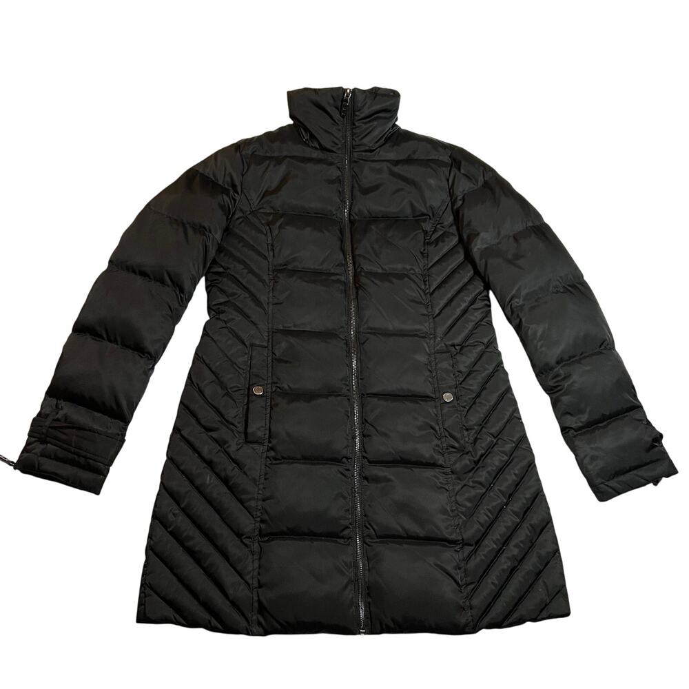 Kenneth Cole Mock Neck Duck Down Puffer Coat Jacket Size Small Outerwear Casual
